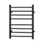 Devanti Heated Towel Rail 8 Square Bars with Timer Electric Heater Warmer Rack
