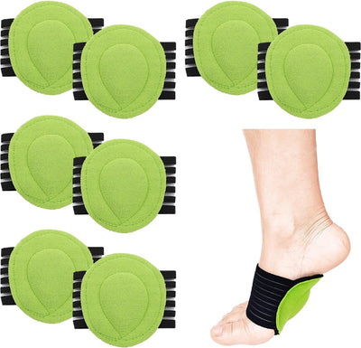 Forefoot Pad - 4 Pairs - Forefoot Pads - Forefoot Cushion - Forefoot Pillow - Forefoot Cushions - Small Forefoot Cushions - Cushions - Comfortable - Soft - Painless - Anti-Slip - Shock Absorbing - Suitable For Any Shoe - One Size - Green