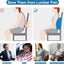 Ergonomic Lower Back Cushion - Memory Foam - Back Support - Lumbar Support - Relieve Fatigue - For Car, Office Chair, Sofa and Bed - Car Cushion - Working from Home - Blue - Back Pain & Sitting Comfort
