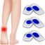 3 pairs - gel heel cushions - heel spur insoles - heel protectors - silicone heel spur - arch supports - insoles - heel raise - heel elevation - heel cushions - heel insoles - foot pain relief - Size 33-39 - S - 10.3*6.4*1.6cm - blue