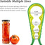 Multifunctional Jar Opener & Bottle Opener - Non-Slip Kitchen Aid - Ideal for the Elderly & Weak Hands - Green