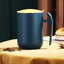 Spill-Proof Cup for Elderly, Stainless Steel Convalescent No-Spill Feeding Cup with Handle for Seniors & Adults & Maternity, Drinking Cup for Safe Hydration (Blue) 2.75x4.92 2.75" x 4.92" Green