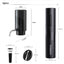 Electric Wine Bottle Opener Set Rechargeable Wine Set with Foil Cutter, Electric Wine Opener, Electric 2in-1 Wine Aerator & Pourer, Electric Vacuum Pump and Wine Stoppers, Black