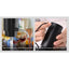 Electric Wine Bottle Opener Set Rechargeable Wine Set with Foil Cutter, Electric Wine Opener, Electric 2in-1 Wine Aerator & Pourer, Electric Vacuum Pump and Wine Stoppers, Black