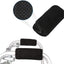 Hand Grips (A pair of black) – Comfortable, Anti-Slip, Moisture-Wicking Grips for Walkers, Canes, Crutches, and Wheelchairs