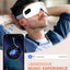 Eye Massager with Heat, 5 Massage Modes, Eye Mask, Birthday Gifts for Women, Men, Friend, Mom and Dad, Sleep Mask for Relax, Migraine Relief, Reduce Strain, Improve Sleep, White