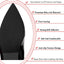 3 Pairs Black Shoe Sole Protector,Anti Slip Shoe Grips on Bottom of Shoes - Bottom Protector - Sole Guard - Non-Slip Shoe Pads for High Heels (6"x4")