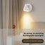 Drill Free Magnetic Charging Spotlight, 2000mAh Long Battery Life Touch Dimming, 350 Degree Rotation Multi Scene, Easily Create Home Ambiance/white
