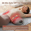 Graphene Heating Vibration Lumbar Massager, 3 in 1 Back Cushion, Lumbar Support + Massage & Heat Therapy, Deep Relaxation for a Warm Sleep