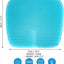 Gel Seat Cushion for Long-Term Sitting, Gel Cushions for Pressure Relief, Double Thick Gel Cushion for Sitting, Seat Cushions for Office Chairs with
