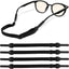 4 Pack Athletic Straps for Glasses, Adjustable Glasses Strap for Sports, Anti-Slip Pilotfish Glass Straps for Eyeglasses & Sunglasses, 8.5-12.5 Inch, Running, Cycling & Daily Use