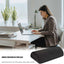 Ergonomic Foam Foot Rest Pillow, Soft Desk Leg Support