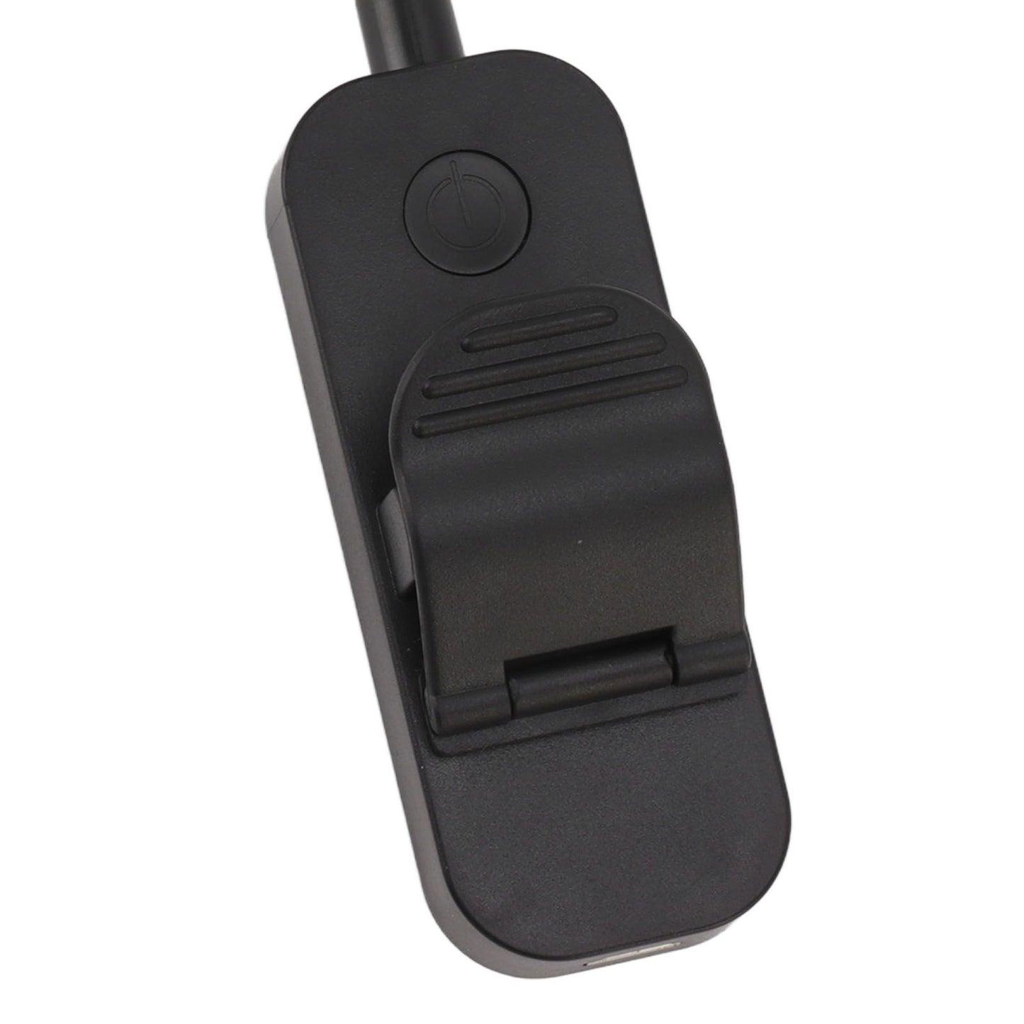 Book Light USB Rechargeable Blocking Reading Clip On Lamp 3 Brightness Stepless Dimming 8 LED Eye Care Sleep Aid Black