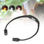 Neck Book Light Type C Charging LED Neck Reading Light with 4 LED Beads and 3 Light Sources for Night Running Camping