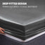 Art Silk Satin Sheet Set Hotel 4 Pieces Fitted/Flat Sheet Bedding Set-Luxury Soft Silky Sheets for Hair and Skin, Similar to Silk Bed Sheets Set 4 Pieces(Queen,Grey)