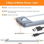 54 LED Rechargeable Under Cabinet Night Lighting for Kitchen and Bedroom (Sliver and White Light)