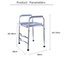 Upgrade Raised Toilet Seat 19.3"-25.2" 150kg Universal Toilet Riser for Elderly