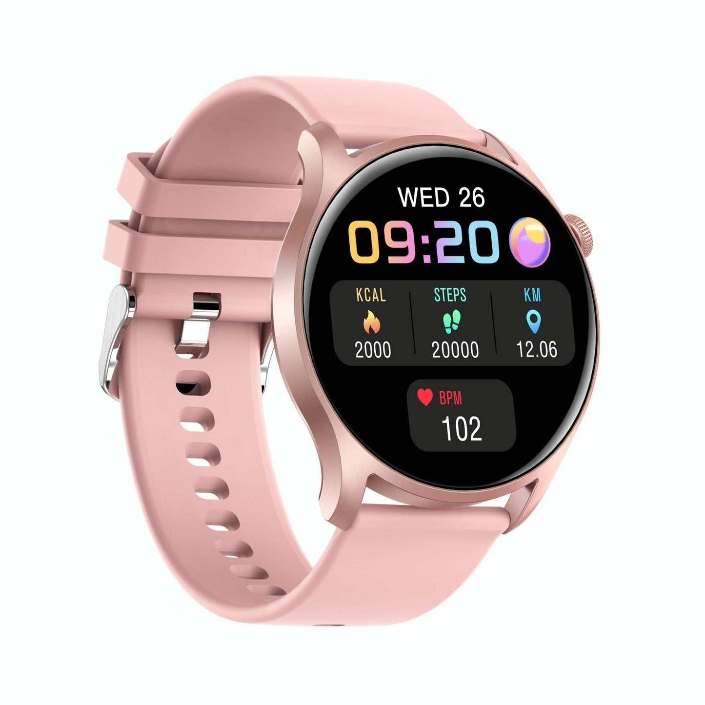 Smart Wristband With Sleep And Heart Monitoring - White