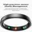 Smart Ring Size 14 Heart Rate Blood Oxygen Sleep Sports - Silver