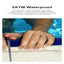 Smart Ring Size 14 Heart Rate Blood Oxygen Sleep Sports - Silver