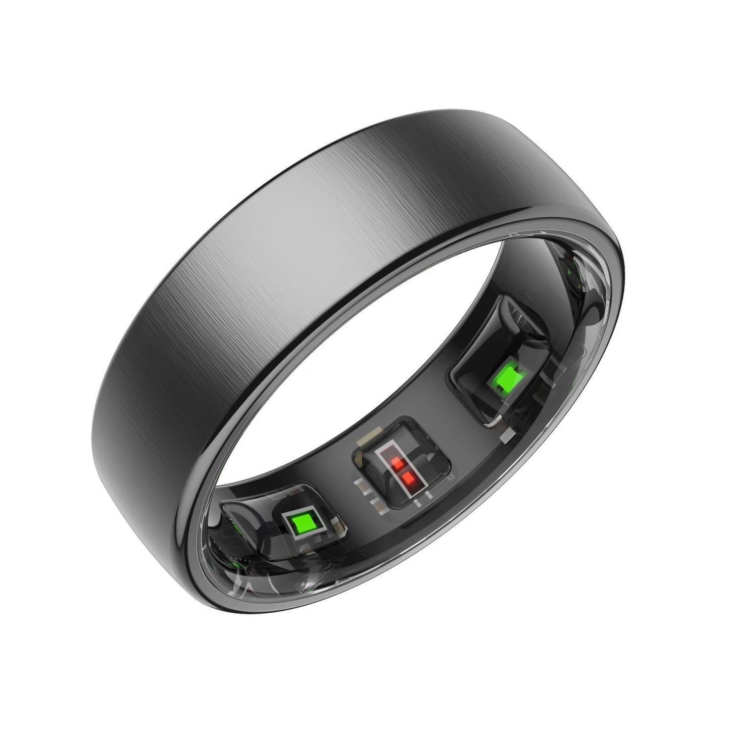 Smart Ring Size 14 Heart Rate Blood Oxygen Sleep Sports - Silver