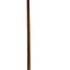 92cm WOODEN WALKING STICK Wood Cane Pole Carved Varnished Deluxe Quality Sturdy - Brown