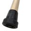 93cm WOODEN WALKING STICK Wood Cane Pole Carved Varnished Deluxe Sturdy - Beige