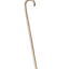 93cm WOODEN WALKING STICK Wood Cane Pole Carved Varnished Deluxe Sturdy - Beige