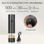 Rechargeable Electric Salt and Pepper Grinder Set (Includes Two Grinders) - Adjustable Ceramic Grinding Core with USB Charging