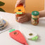 2 Pcs White Carrot-Shaped Multi-Function Bottle Opener - Versatile Kitchen Tool for Jars, Cans, and Bottles