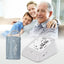 White Smart Upper Arm Blood Pressure Monitor - Medical Automatic BP Machine for Export