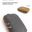 Coffee Reversible Memory Foam Travel Pillow - All-Season Comfort Neck Support for Deep Sleep & Portability