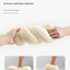 Coffee Reversible Memory Foam Travel Pillow - All-Season Comfort Neck Support for Deep Sleep & Portability