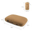 Coffee Reversible Memory Foam Travel Pillow - All-Season Comfort Neck Support for Deep Sleep & Portability