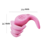 Green 5-Pair Set Ergonomic Silicone Earplugs - Waterproof for Swimming, Reusable for Noise Cancelling Sleep