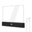 Black LED Flat Panel Reading Light with 99m Timer 3 Color Modes Stepless Dimming Rechargeable Eye Protection Book Light for Bedside Dormitory Local Standard