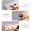 Black LED Flat Panel Reading Light with 99m Timer 3 Color Modes Stepless Dimming Rechargeable Eye Protection Book Light for Bedside Dormitory Local Standard