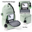 2-Pack Purple Muti-Pockets Insulated Water Bottle Holder and Adjustable Phone Crossbody Bag – 40oz Bottle Large Waterproof Cooler Sling Bag with Drawstring Closure and PE Cotton and Aluminium Foil Lining