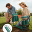 Garden Kneeler and Seat, 6 in Wide Kneeling Pad, Heavy Duty Garden Kneeling Stool, Folding Garden Seat with 2 Tool Bags, Relieve Knee & Back Pain, Portable Garden Bench for Women Grandparents