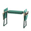 Garden Kneeler and Seat, 6 in Wide Kneeling Pad, Heavy Duty Garden Kneeling Stool, Folding Garden Seat with 2 Tool Bags, Relieve Knee & Back Pain, Portable Garden Bench for Women Grandparents
