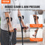 Forearm Crutches 10-Level Height Adjustable Walking Crutches 1 Pair 350LBS