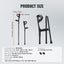 Forearm Crutches 10-Level Height Adjustable Walking Crutches 1 Pair 350LBS