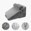 Bed Wedge Pillow for Sleeping, 3 Pcs Adjustable Orthopedic Bed Wedge Set, with Washable Cover & Foam Support, Post Surgery Pillow for Acid Reflux, Back Pain, Snoring Relief & GERD, Dark Grey